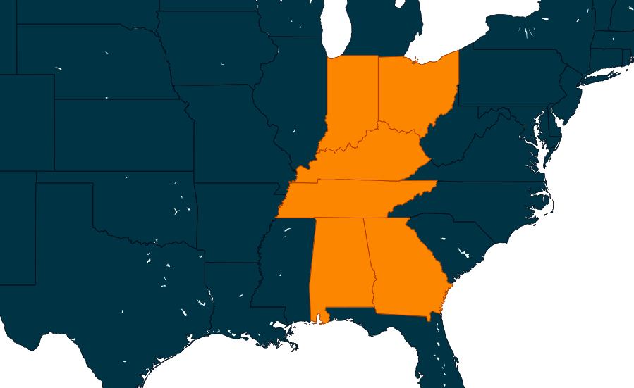 WARE Specified Engineer service map